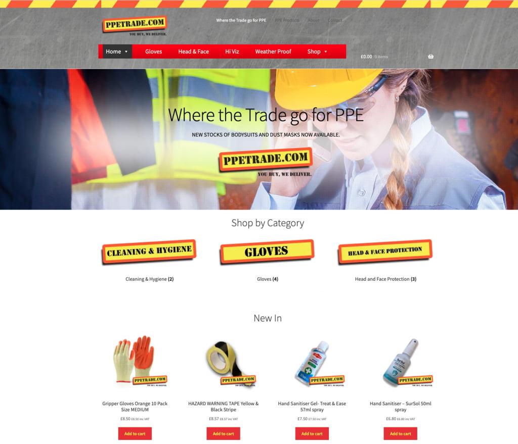 PPE Trade Website