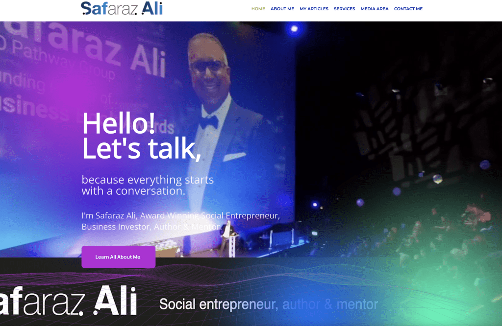 Safaraz Ali Website
