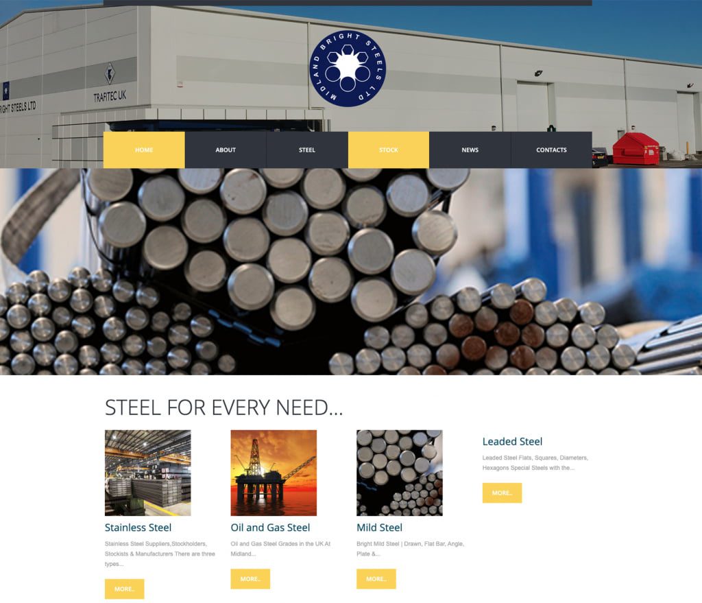 Midland Bright Steels website