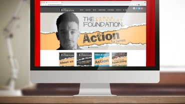 James Brindley Foundation website supported by expressive design