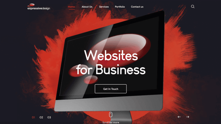 expressive design new website live