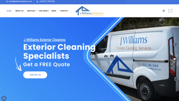 J Williams Exterior Cleaning: A Website Built for Growth