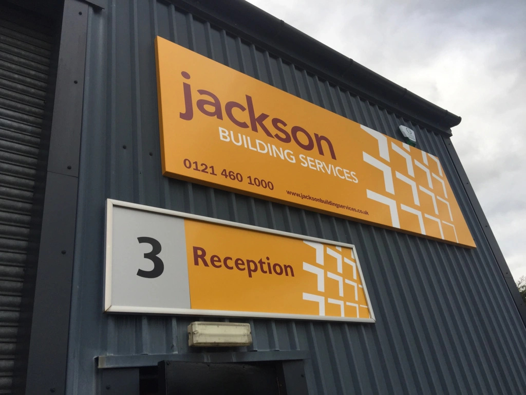 Jackson Building Services Signage Bromsgrove