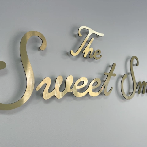 The Sweet Smile Interior Signage